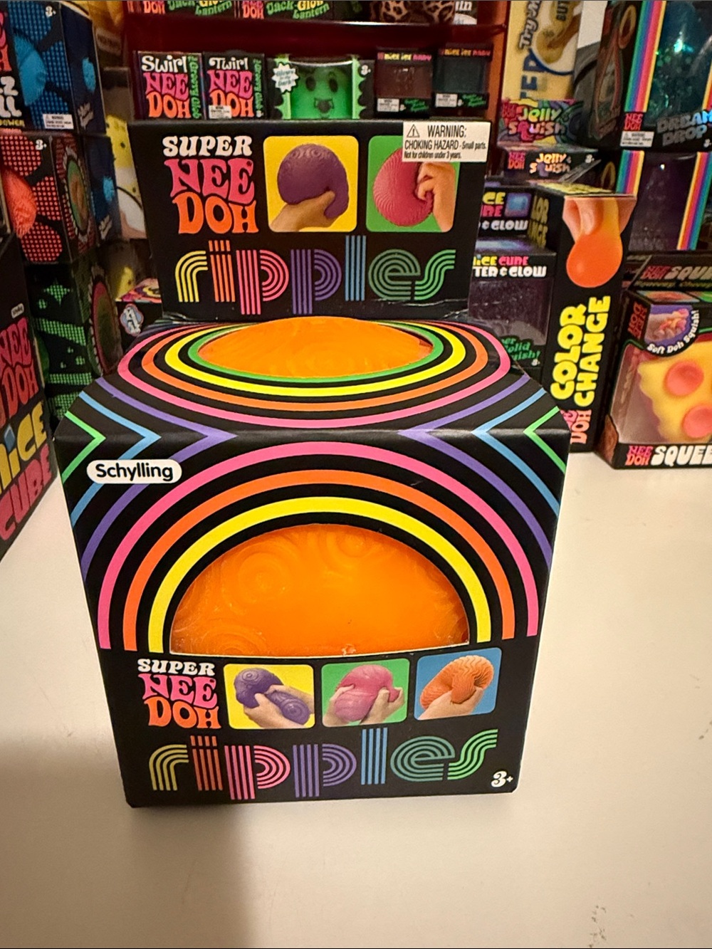 Super NeeDoh Ripples - Orange